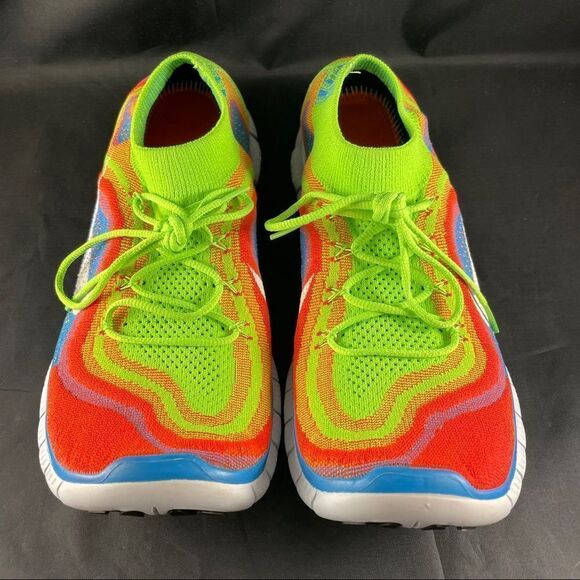 Nike Flyknit Free 5.0 🌈 rainbow men’s 12.5 US 47 EUR Excellent overall conditio - Picture 7 of 14